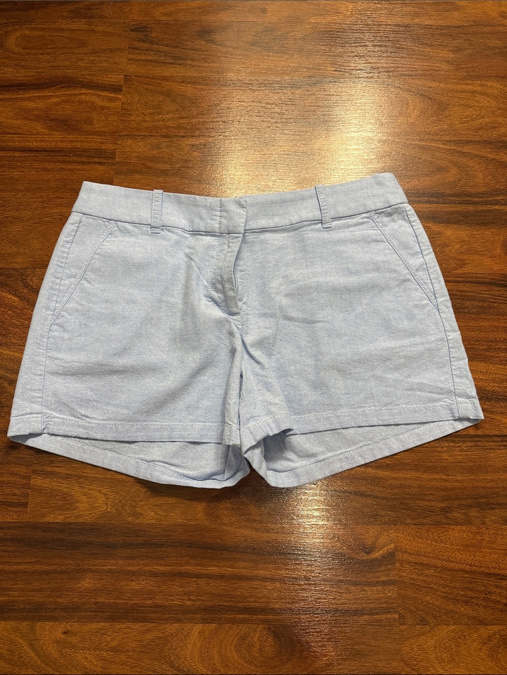 J. Crew Light Blue Women's Casual Shorts Chambray Blue